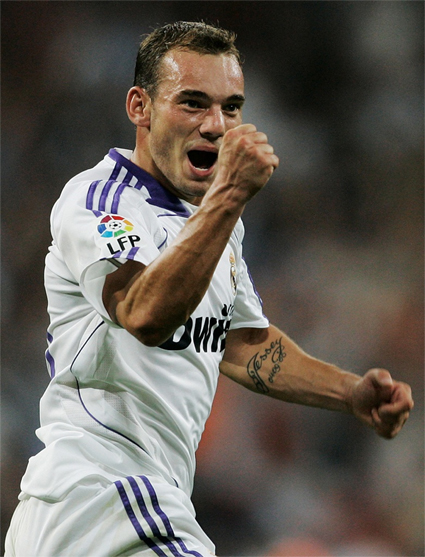Tattoo Football Players Wesley Sneijder